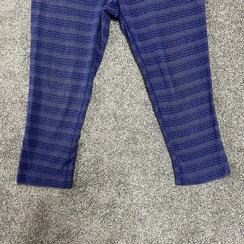 Nike Dri Fit Leggings Womens Medium Purple Pattern Athletic Workout Pants